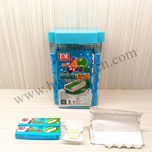 Super mint cool chewing gum